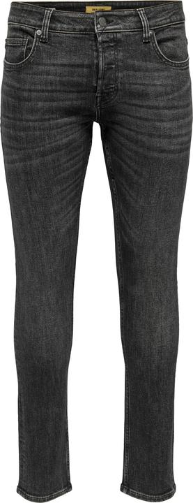Actual product image Only & Sons ONSLOOM SLIM BLACK Slim Fit Jeans (W34/L32)