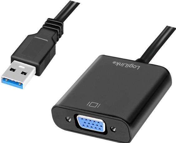Produktbild LogiLink USB 3.0 zu VGA (VGA, 5.10 cm)