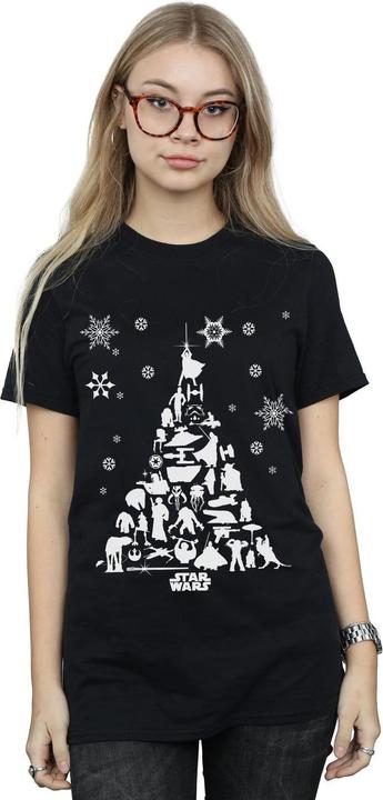Immagine prodotto Star Wars Christmas Tree Maglietta Ampia Donna (L)