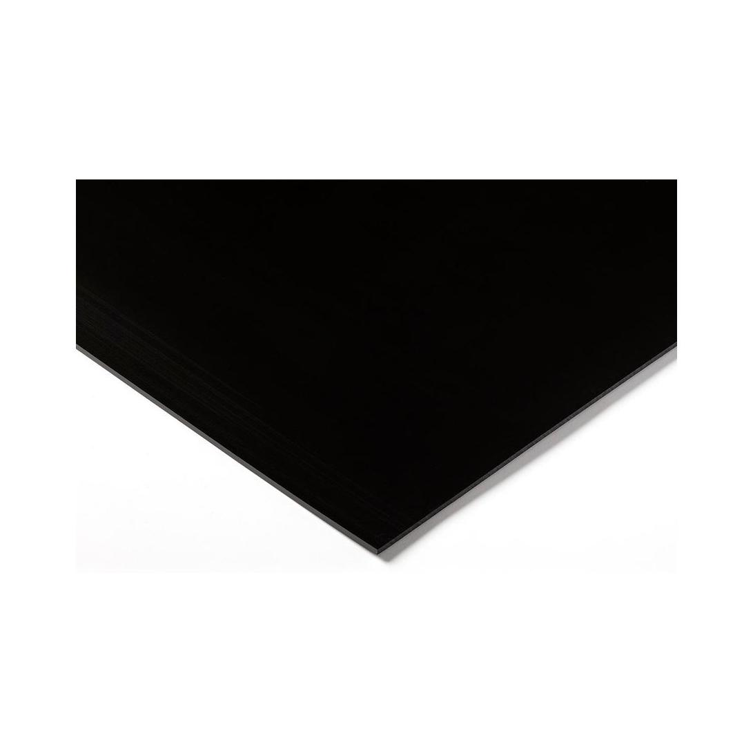 RS PRO, Mobilier : équipements, Plaque polyéthylène noire, 500x500x20mm
