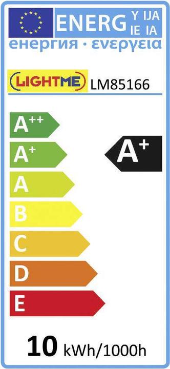 Energy Label LightMe LED E27 bulb shape 9.5 W = (E27, 9.50 W, 810 lm, 1 x, D)