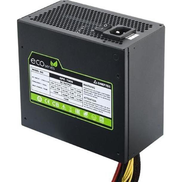 Thumbnail - Chieftec GPE-600S (600 W), PC Netzteil, Schwarz