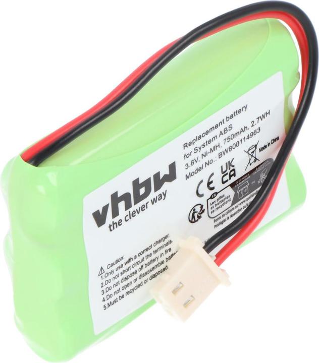 Immagine prodotto AccuCell Batteria di ricambio per Slendertone 3AA750 per uso medico (750mAh, 3,6V, NiMH) (1 pz., 750 mAh)