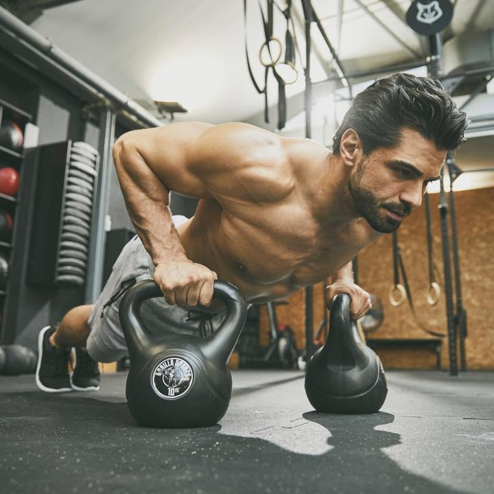Image du produit Gorilla Sports Ciment pour kettlebell (1 x 10 kg, 1 x 18 kg, 1 x 20 kg, 1 x 2 kg, 1 x 4 kg, 1 x 14 kg, 1 x 6 kg, 1 x 8 kg, 1 x 16 kg, 1 x 12 kg)
