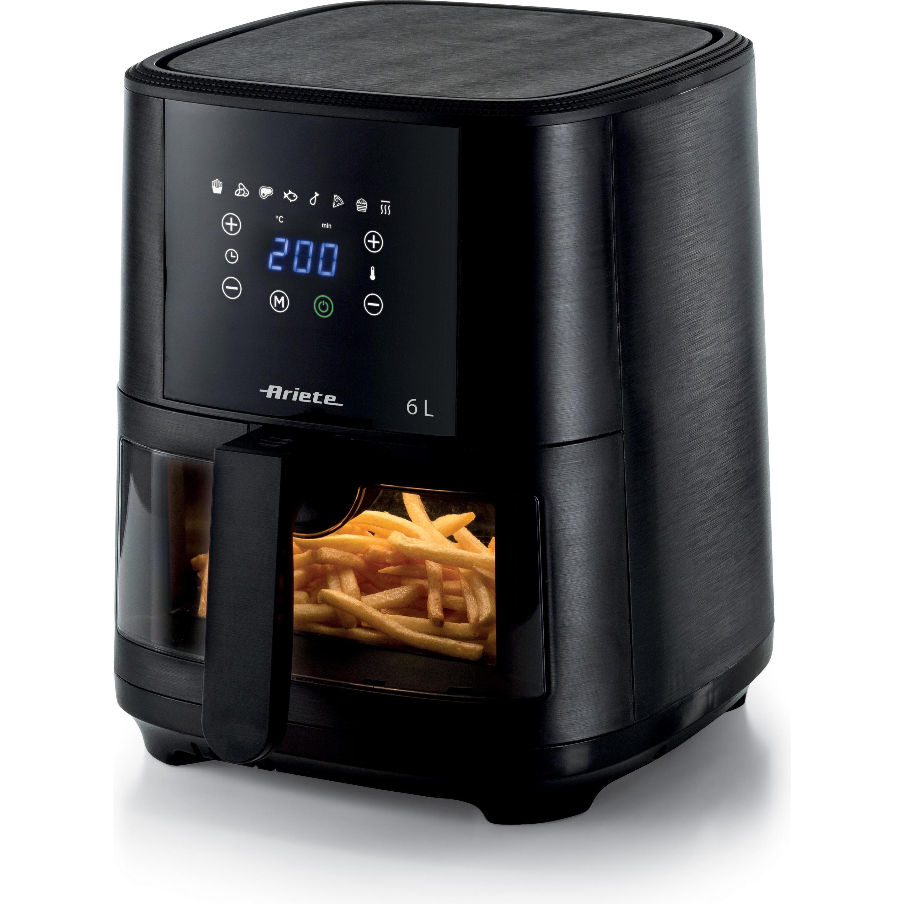 Ariete 4626 Friggitrice ad aria calda, Friggitrice, Nero