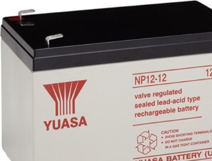 Produktbild Yuasa NP12-12 Plombierte Bleisäure (VRLA) (12 V, 12 Ah)