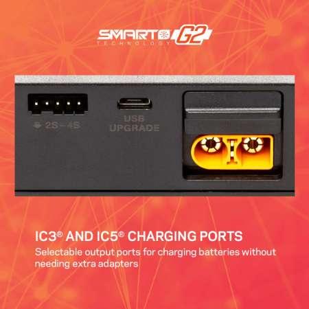 Produktbild Spektrum Ladegerät S155 G2 1x55W AC Smart Charger International IC3 und IC5 Anschluss