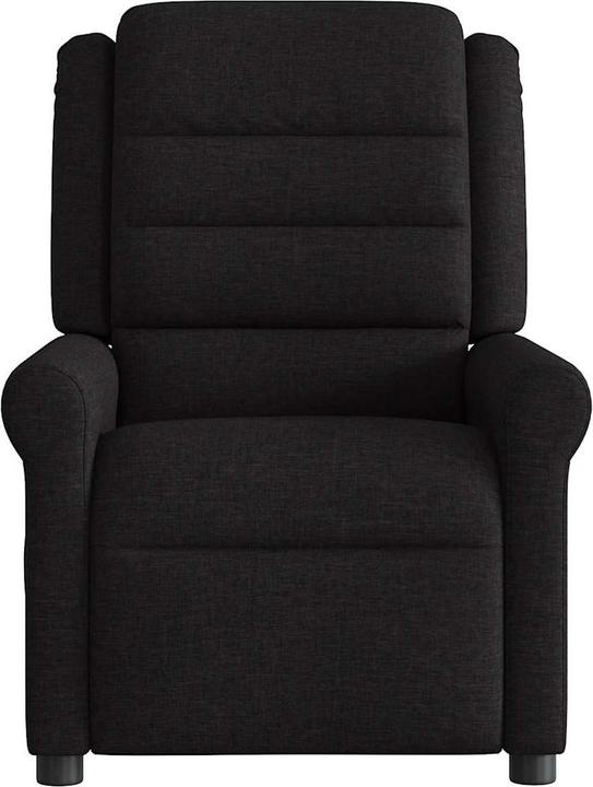 Immagine prodotto vidaXL Poltrona massaggiante in tessuto nero Poltrona massaggiante TV