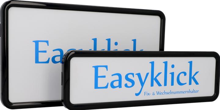 Image du produit Easyklick Titulaire d'une plaque d'immatriculation (Avant + arrière, Format portrait)