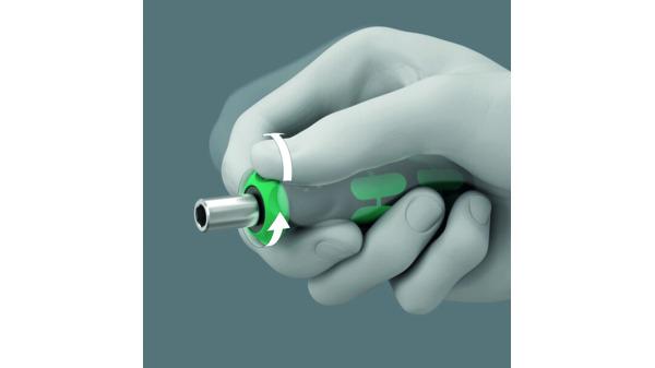 Actual product image Wera 838 RA S Bitholding screwdriver (1/4")