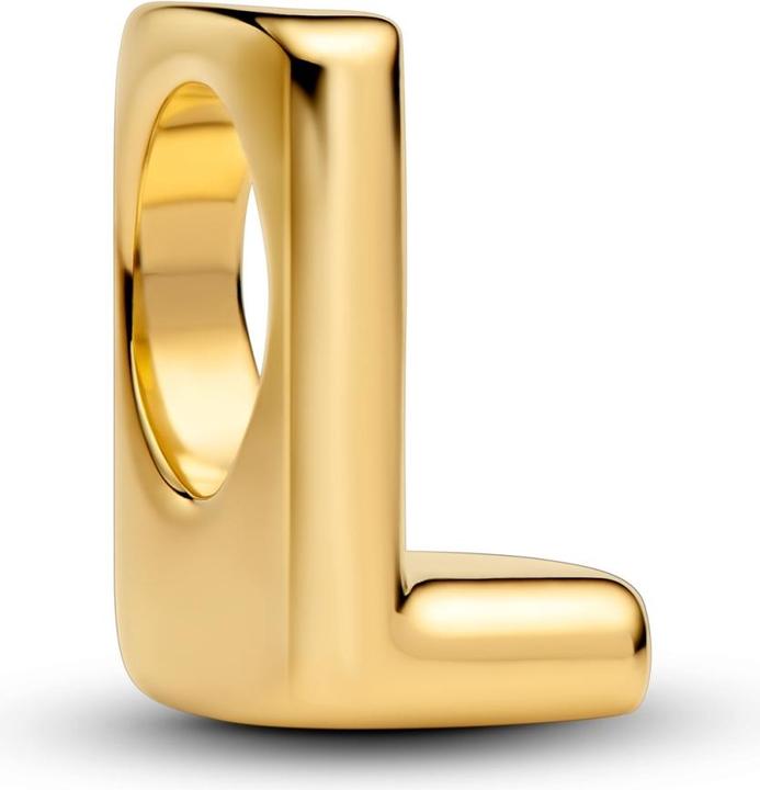 Image du produit Pandora Charm Lettre L Plaqué Or (Plaqué or, Métal)