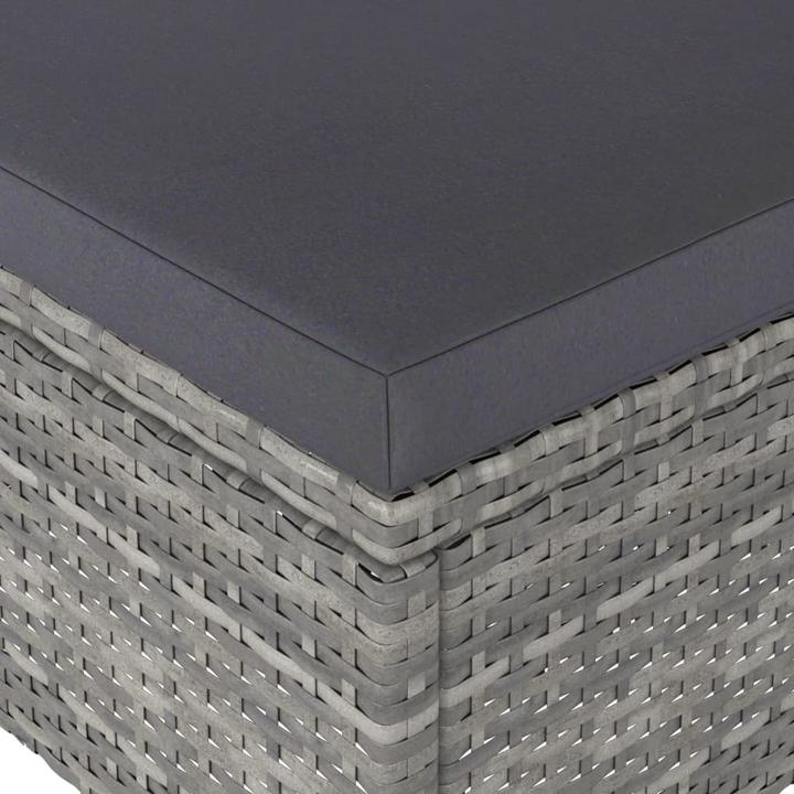 Produktbild vidaXL Gartenstuhl und Hocker