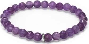 Immagine prodotto Beneto Bracciale con perline di ametista MINK153/17