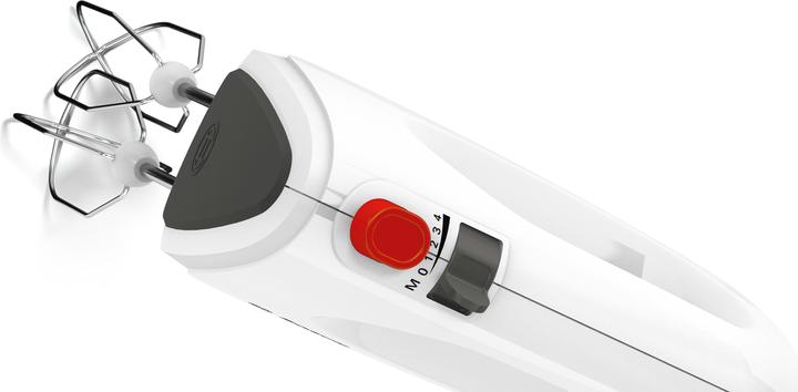 Produktbild Bosch Hausgeräte Hand Mixer MFQ22100 CleverMixx 375 W, Number of speeds 4, Turbo mode, White/Dark Grey (375 W)