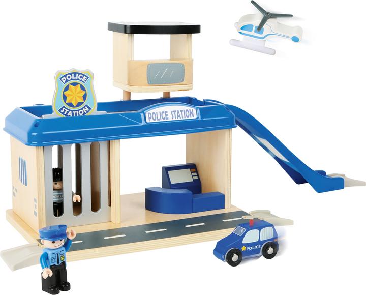 Actual product image small foot Police station with accessories