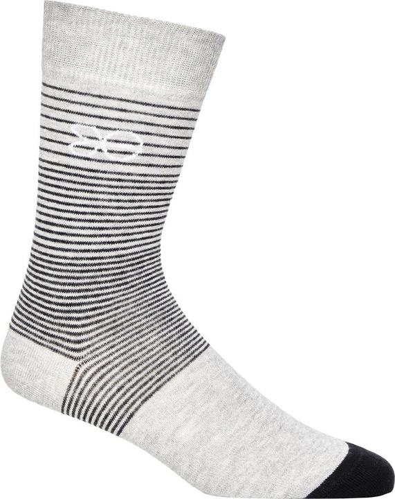 Actual product image Crosshatch Mens Dupez Logo Crew Socks (Pack of 5) (One size)