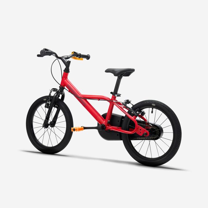 Btwin Vélo enfant 16 pouces 4-6 ans, DISCOVER 500 rouge (16")