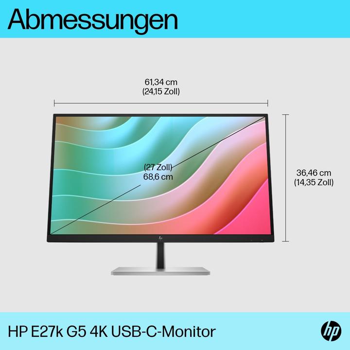 Produktbild HP E27k G5 (3840 x 2160 Pixel, 27")