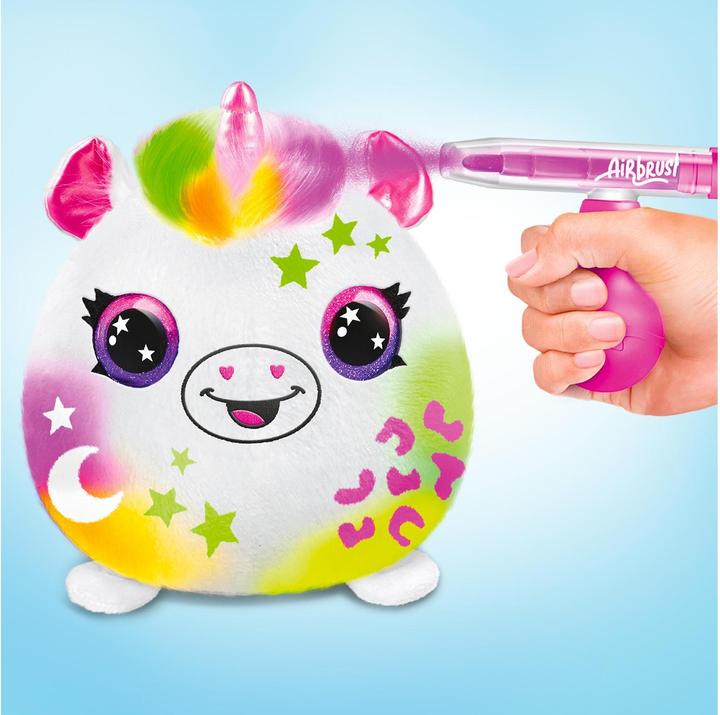 Actual product image Canal Toys Airbrush Plush - Neon Squish Pals Paint Can (15 cm)