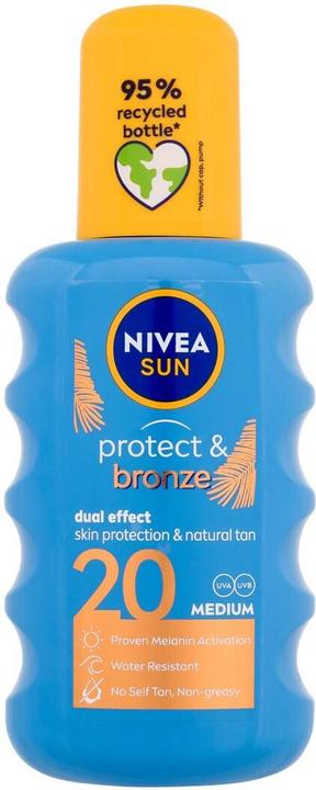 Image du produit NIVEA Spray solaire de protection et de bronzage (Spray solaire, SPF 20, 200 ml, 150 g)