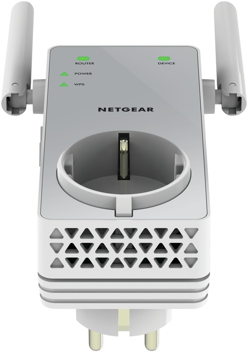 Produktbild Netgear AC750 WLAN Range Extender - mit Steckdose