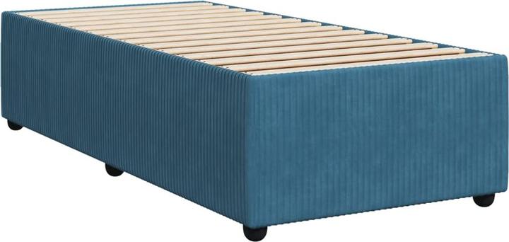 Produktbild VidaXL Bo x springbett mit Matratze 160 x 200 cm Samt (160 x 200 cm, 160 x 200 cm)