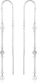 Immagine prodotto Agato Orecchini lunghi in argento con perle AGUV3458P