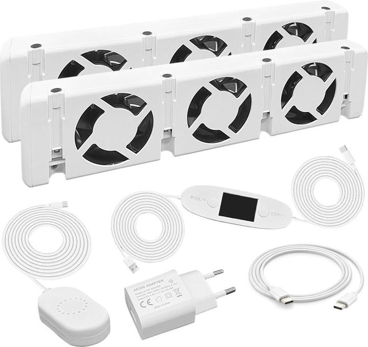 Actual product image Homava Radiator amplifier Speed Fan incl. display (Duo Set)