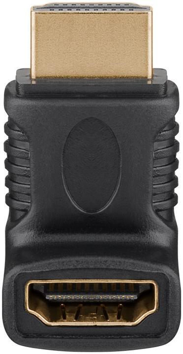 Actual product image Goobay Wentronic HDMI™ Angle Adapter, HDMI Standard Plug (Type A), Black (HDMI)