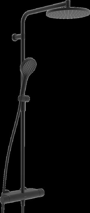 Actual product image Hansa VIVA rain shower mixer, Thermo Cool, MagShelf, with thermostat, height 1190mm, 6515920133