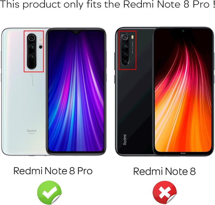 Produktbild Nalia (2-Pack) Schutzglas (1 Stück, Xiaomi Redmi Note 8 Pro)
