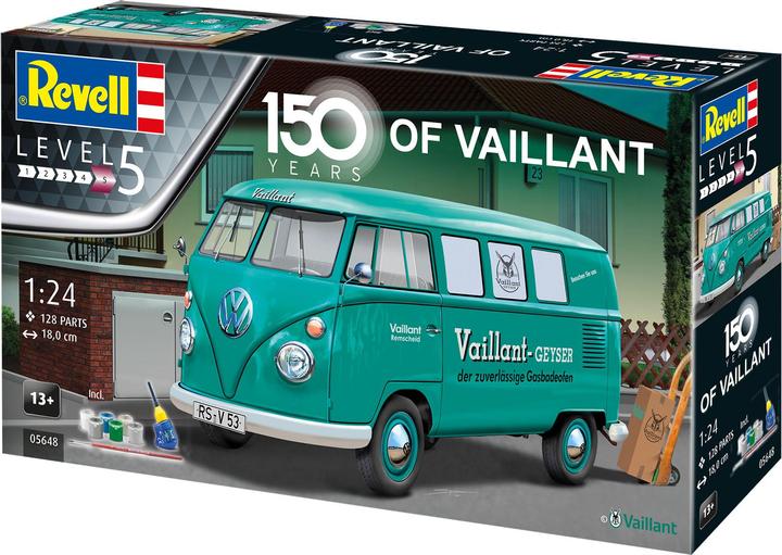 Actual product image Revell Gift Set 150 years of Vaillant (VW T1 Bus)