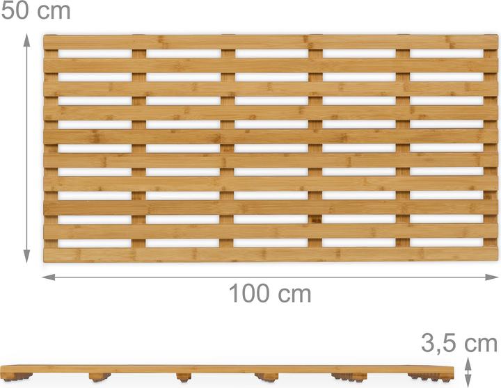 Actual product image Relaxdays Bath mat (50 x 100 cm)