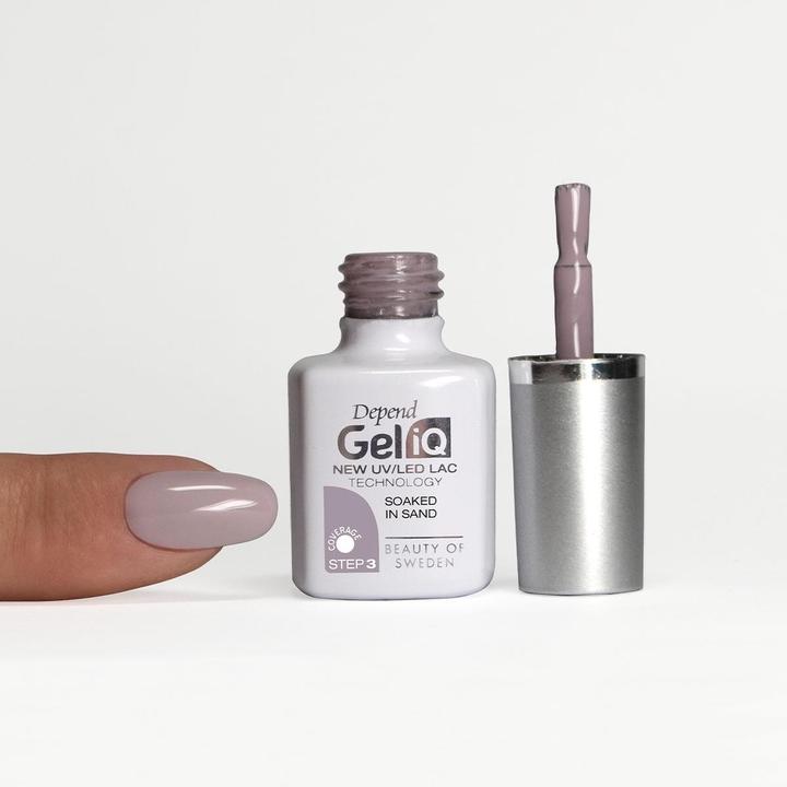 Immagine prodotto Depend Gel iQ Colour - Gel iQ Soaked in Sand 5 ml (41088 Inzuppato di sabbia, Vernice UV gel)