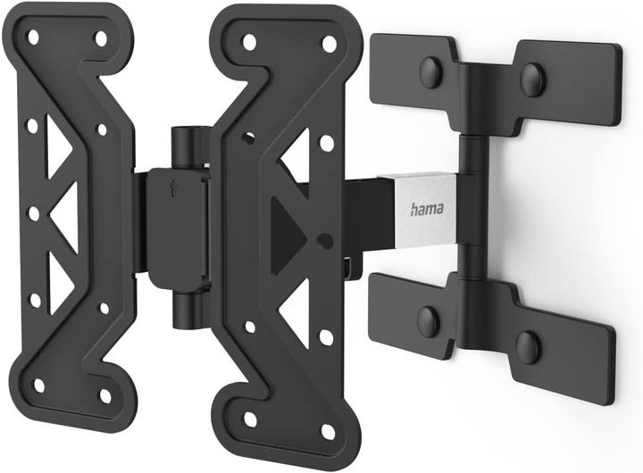 Image du produit Hama Support TV mural, inclinable, pivotant, extra-plat, 122 cm (48") jusqu'à 25 kg (Mur, 25 kg, 19" - 48")