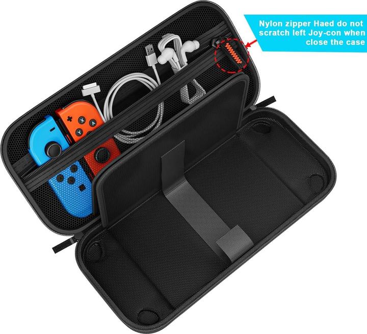 Image du produit The Toy Company Nintendo Switch-Schutzhülle, Nintendo Switch Case, Tragetasche aus hartem Material (Switch)