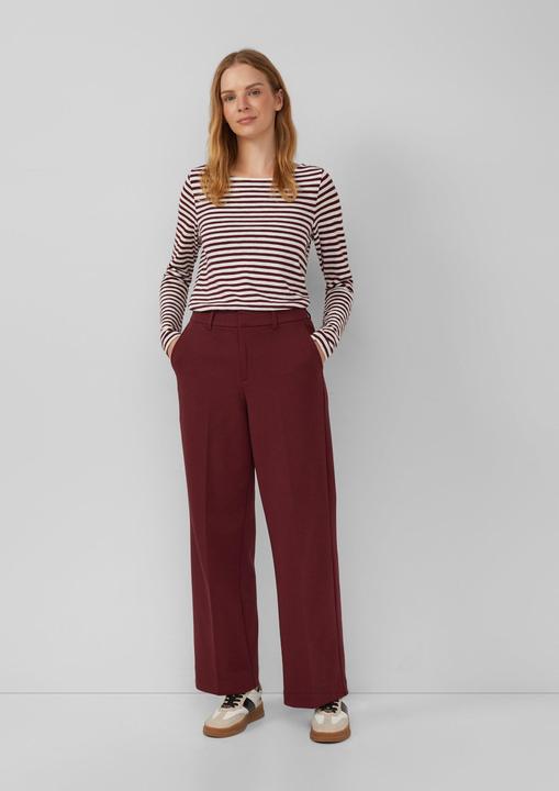 Actual product image S.Oliver Hose Wide-Leg-Hose aus Struktur-Jersey (34)
