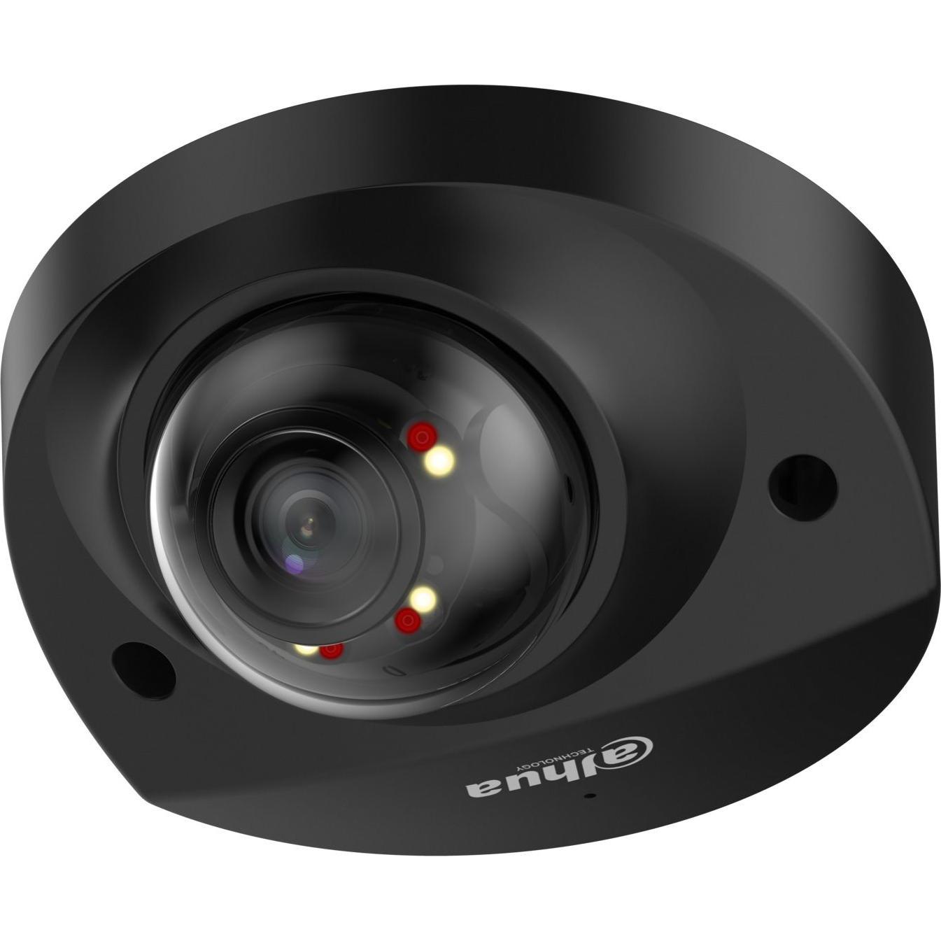 Dahua 4MP Dual Light Dome Camera IPC-HDBW2449F-AS-IL Black IPC-HDBW2449F-AS-IL-B, Telecamera di rete, Nero