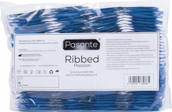Produktbild Pasante Ribbed (Passion) (144 Stk.)
