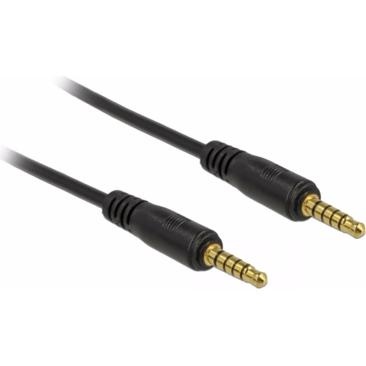 Delock 5 Pin (2 m, 3.5mm Klinke (AUX)), Audio Kabel