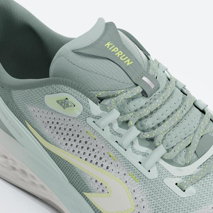 Actual product image Kiprun Women's road running shoes - KS900 Support Green & Khaki (40)