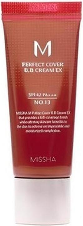 Missha M Perfect Cover Bb Cream Spf42/Pa+++ Multifunctional Bb No.13 20Ml (#13 Light Beige)