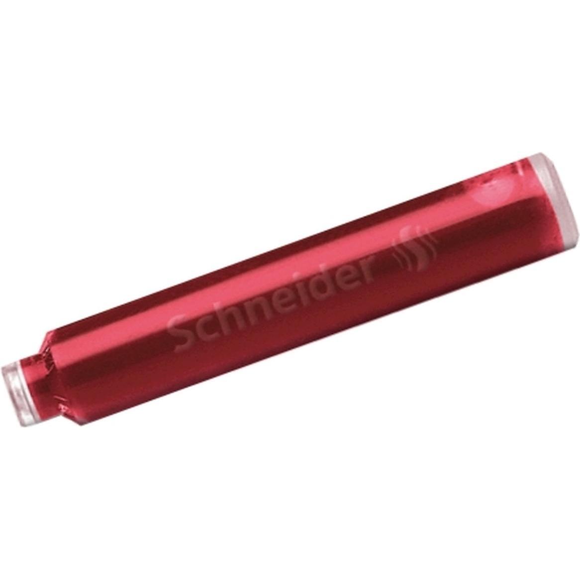 Thumbnail - Schneider, Ersatzpatrone, Tintenpatrone 6ST rot (Tintenfass, Rot)