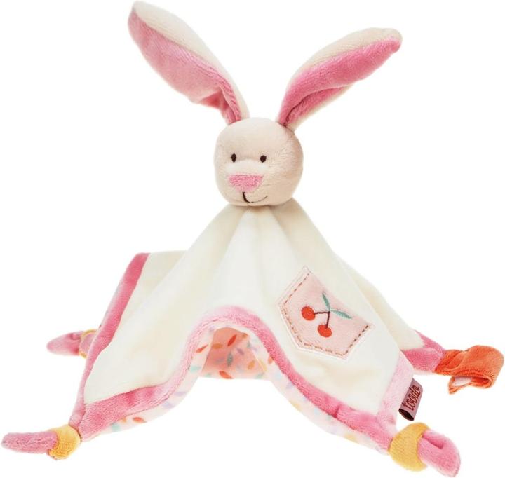 idiS Panno coccole Baby Luna rosa coniglietto