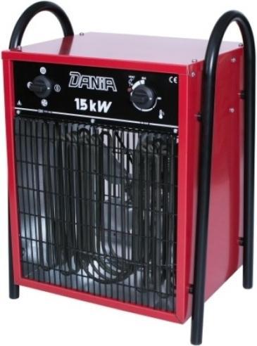 Actual product image Manser HWC Electric fan heater RED - 15 kW + CEE extension cable 32 A/400 V - 5 m