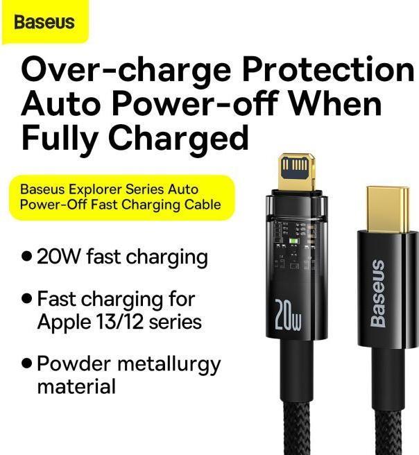 Produktbild Baseus Explorer Series (1 m, USB 2.0, 20 W)