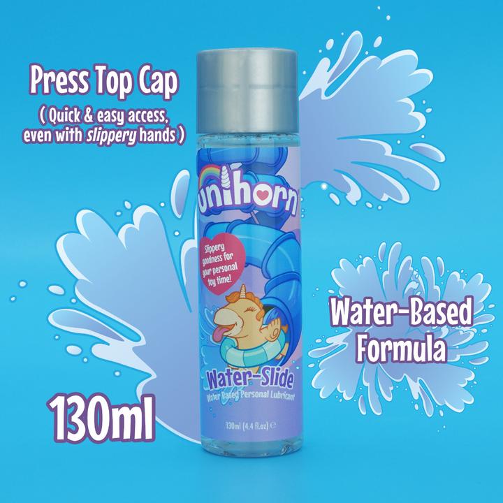 Unihorn Water-Slide Water Based Personal Lubricant 4.4 fl oz (130ml) - Galaxus Unihorn Water-Slide Water Based Personal Lubricant 4.4 fl oz (130ml) - Galaxus