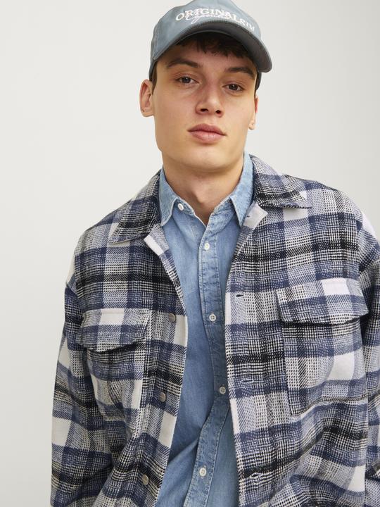 Image du produit Jack & Jones Jorvesterbro Check Overshirt Ls Sn (L)