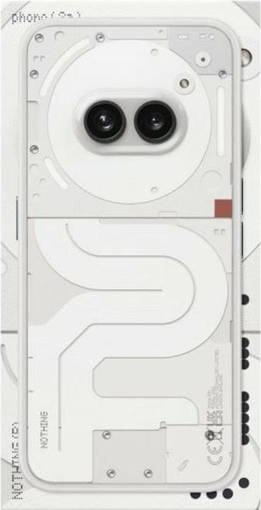 Actual product image Nothing Phone (2a) (256 GB, White, 6.70", Dual SIM, 5G)