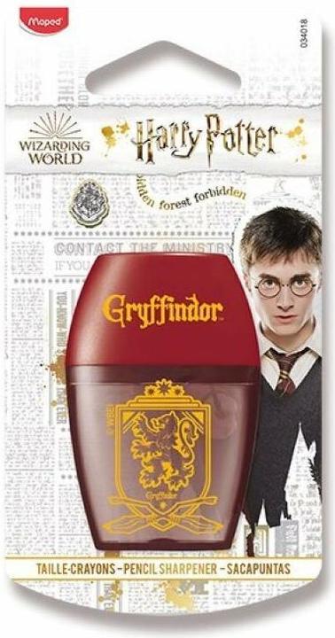 Actual product image Maped Sharpener HARRY POTTER, made of plastic, red